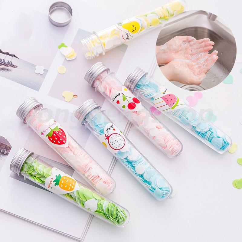 Xà phòng giấy dùng một lần tiện lợi màu sắc ngẫu nhiên