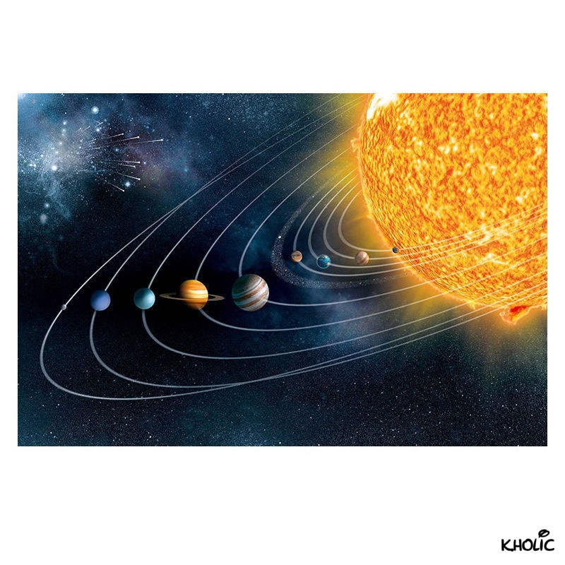 Vũ trụ, trò chơi ghép hình bằng gỗ, trò chơi ghép hình 300/520/1000 miếng, đồ chơi khoa học, hệ mặt trời