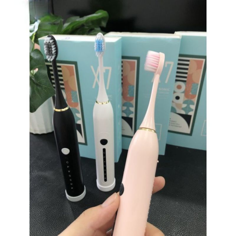 Bàn chải đánh răng điện Sonic x7 pro chính hãng thế hệ mới siêu bền giá lẻ bằng giá sỉ