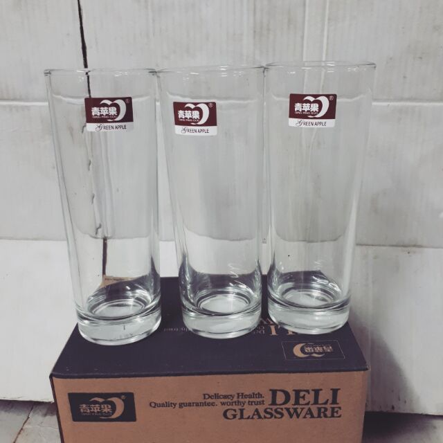 Bộ 6 ly ống thủy tinh 280ml