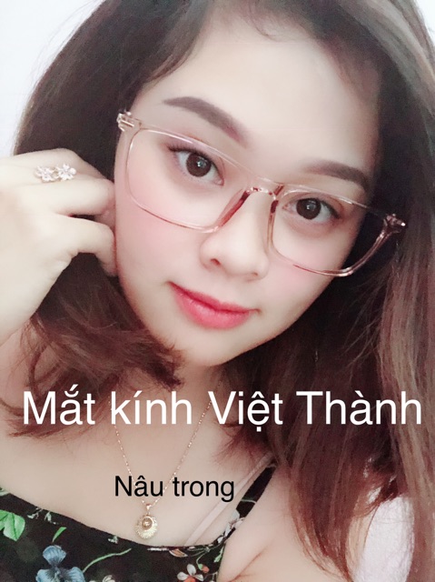 Gọng kính dẻo TẶNG MẮT CẬN kính vuông form lớn GV01