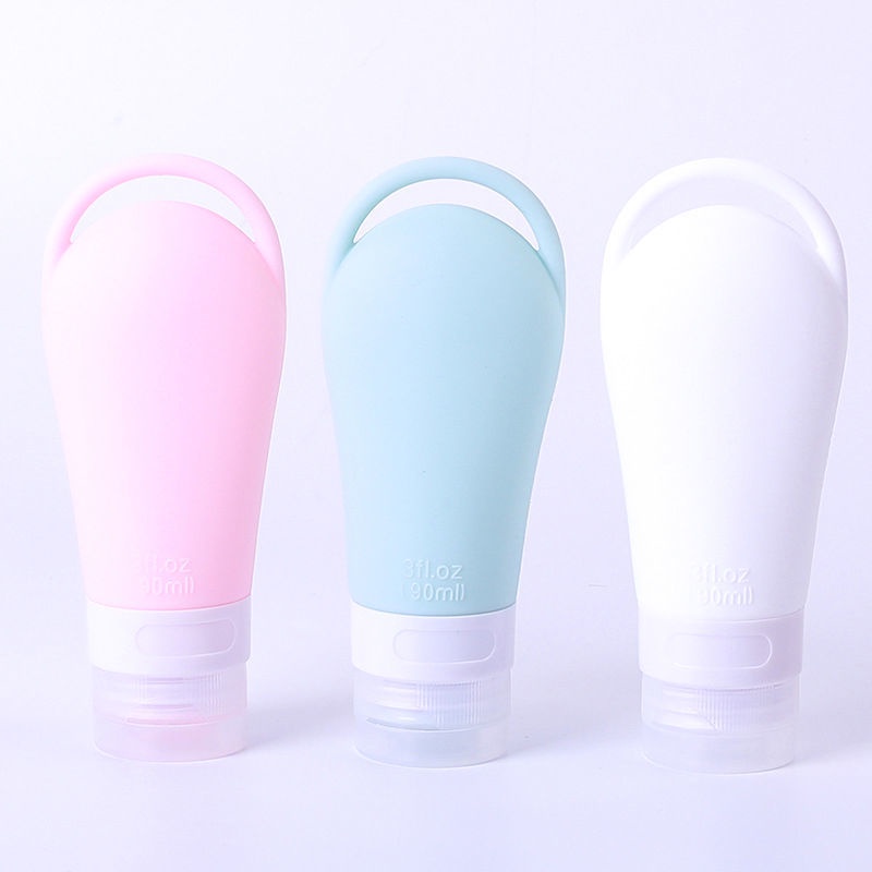 Chai Silicone 38 / 60 / 90ml Đựng Kem Dưỡng Tiện Lợi Khi Đi Du Lịch