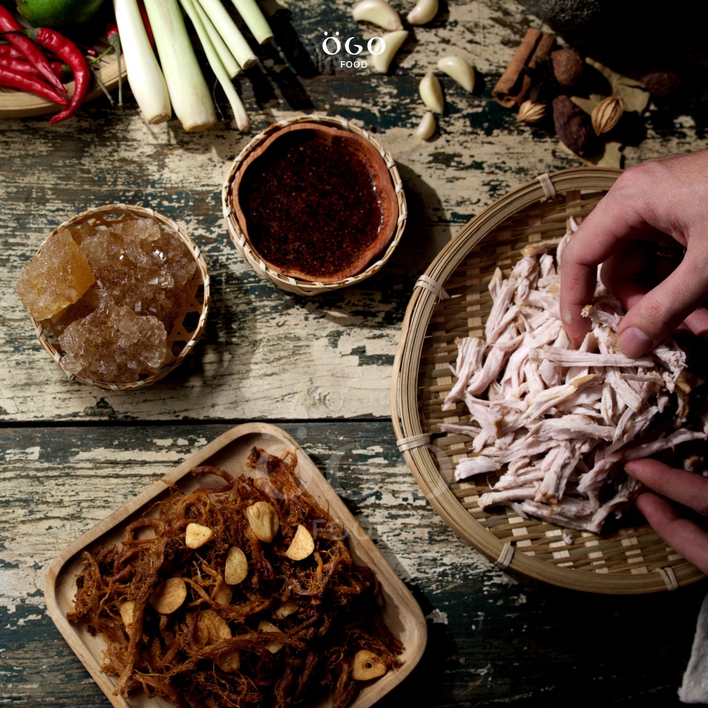(LOẠI NGON) HEO KHÔ CHÁY TỎI - VỊ HÀ NỘI, SÀI GÒN - OGO FOOD - 100G, 200G, 300G | BigBuy360 - bigbuy360.vn