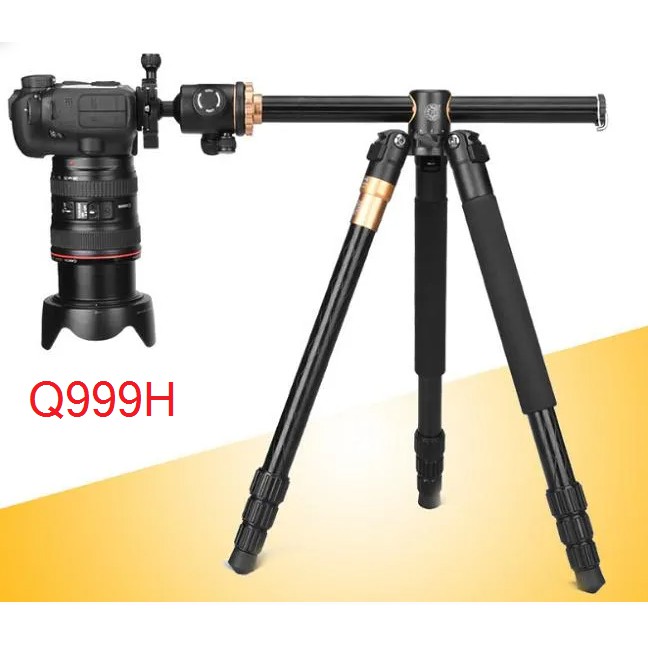 Chân máy ảnh Tripod Q999H bản trục đứng vuông góc chính hãng