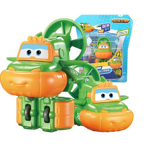 Super Wings Đội bay siêu đẳng mô hình máy bay mini biến hình thành Robot - Nhân vật Swampy - DCP019TD