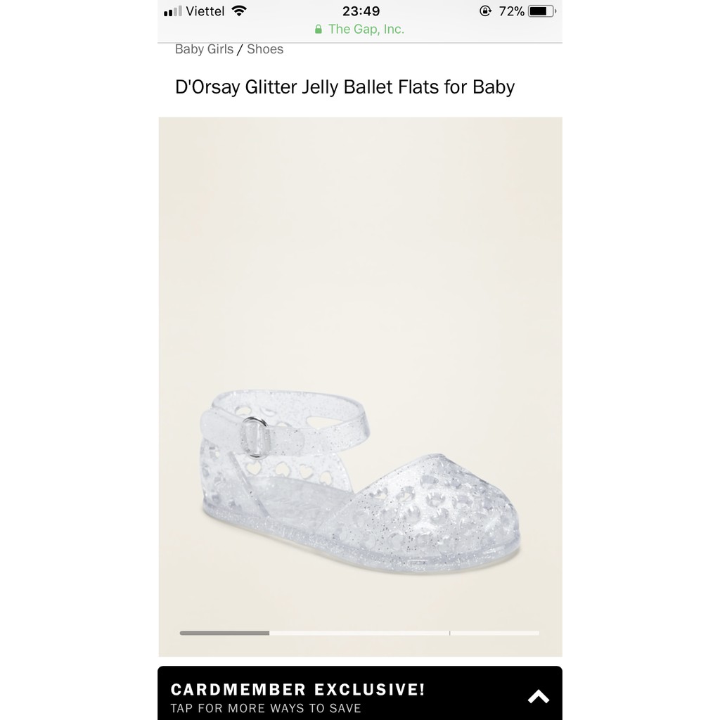 (Auth) Dép nhựa thơm OLD NAVY (rọ)