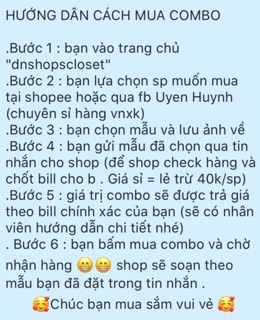 Combo váy đầm 1500