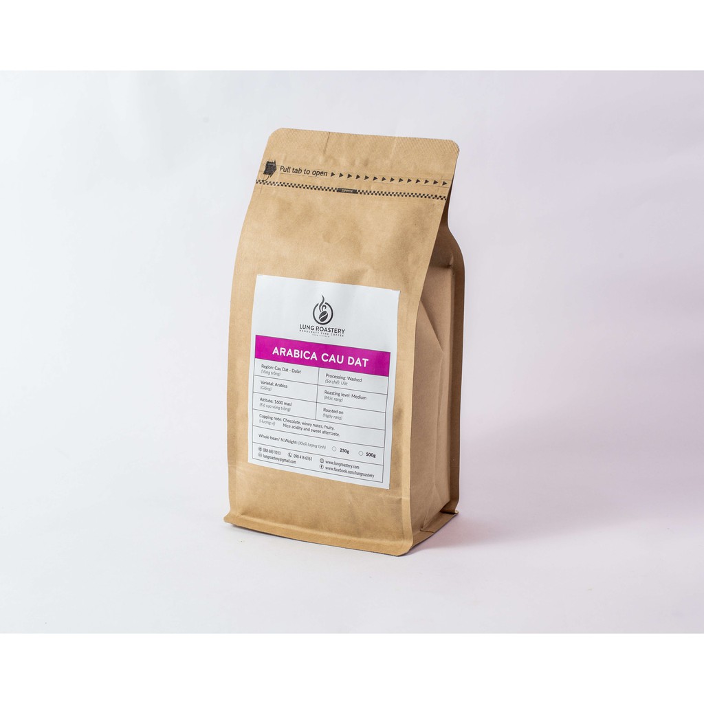 Cà Phê hạt Arabica Cầu Đất Washed Lung Roastery | BigBuy360 - bigbuy360.vn