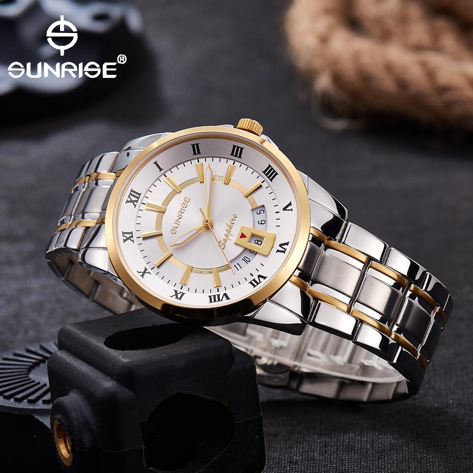 Đồng Hồ Nam Sunrise DM771SWA [ Chính Hãng Full Box ] Kính Sapphire Chống Xước , Chống Nước | BigBuy360 - bigbuy360.vn