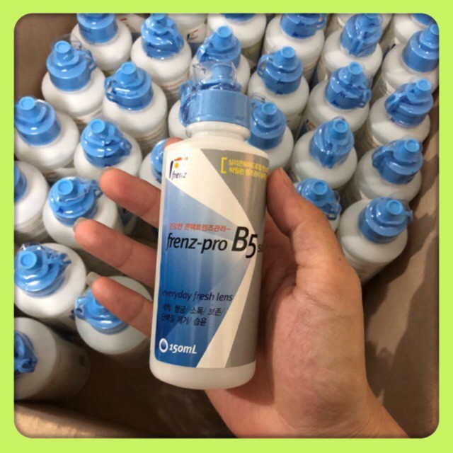 SWT JKR Nước NGÂM lens ngâm rửa kính áp tròng 150ml xanh 28 20