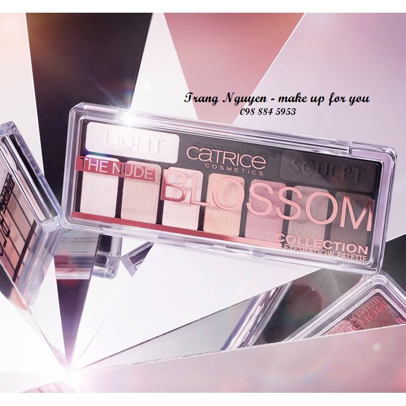 TESTER Phấn mắt Catrice The Nude Blossom Collection Eyeshadow Palette