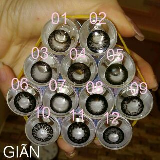 Mẫu lens đen tự nhiên / 50k tặng khay đơn