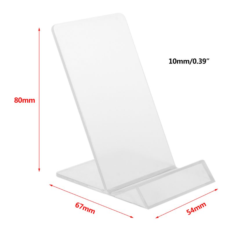 Giá Đỡ Điện Thoại Dasktop Bằng Acrylic Tiện Dụng Cho Gia Đình / Văn Phòng