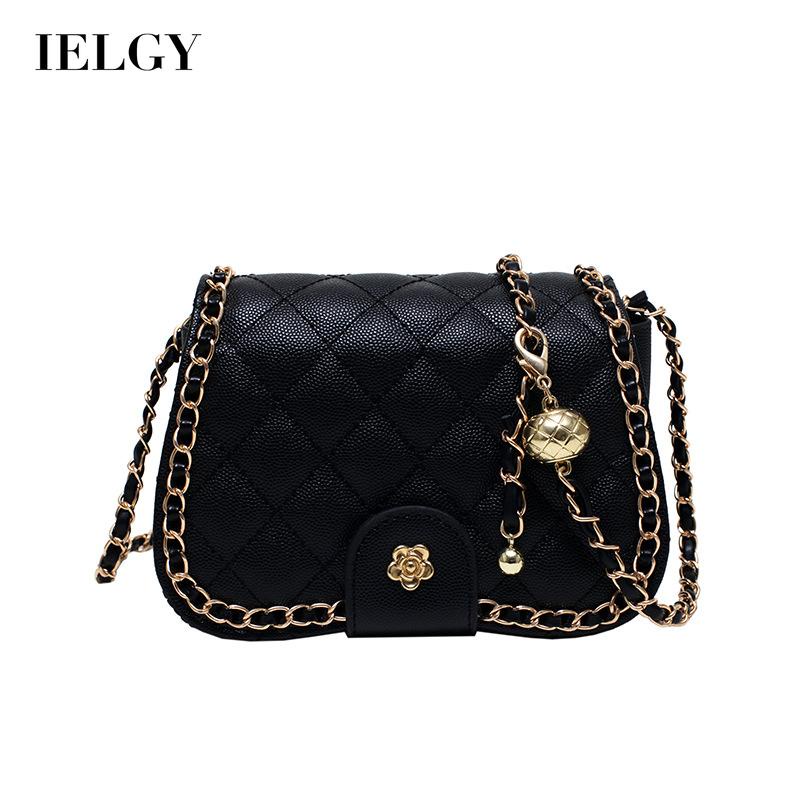 Túi Đeo Vai Dây Xích Phối Hạt Hình Thoi Thời Trang Cho Nữ