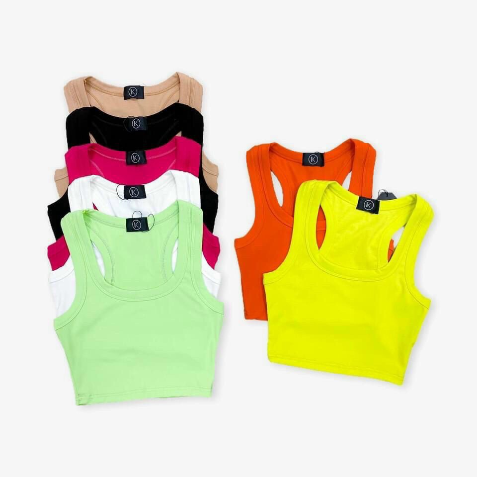 [Mã SKAMFSW175 giảm 10K đơn 50K] Áo ba lỗ dáng croptop chất cotton