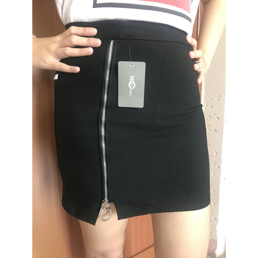 Chân váy kaki dây kéo mẫu mới cực xinh | BigBuy360 - bigbuy360.vn