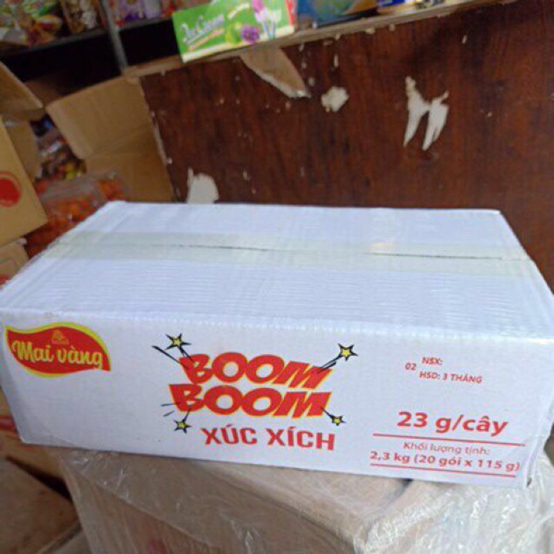 1 thùng xúc xích ăn liền