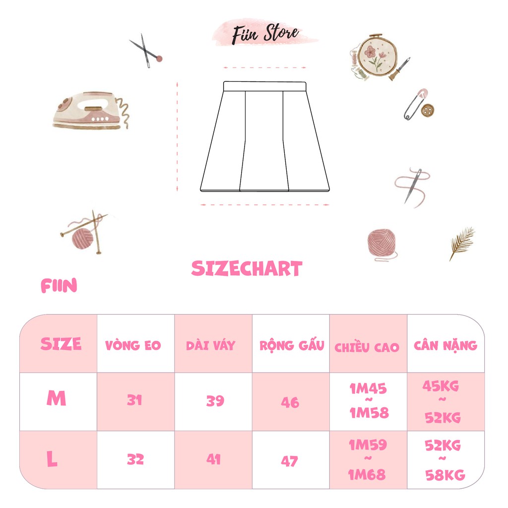 Chân váy chữ A kaki Đen/Be - Fiinstore | BigBuy360 - bigbuy360.vn