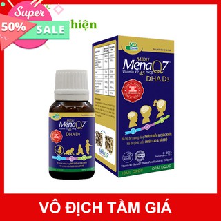 Midu MENA Q7 45MCG DHA D3 – HỖ TRỢ TĂNG CHIỀU CAO VÀ PHÁT TRIỂN NÃO BỘ CHO TRẺ (10ML)