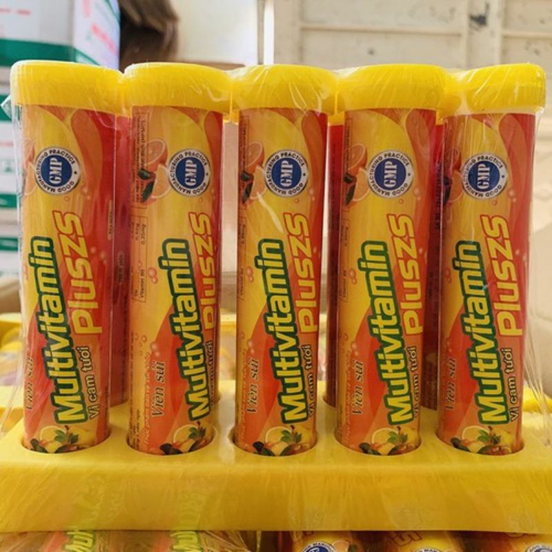 Vitamin  C sủi MULTIVITAMIN PLUS  tuýp 20 viên sủi
