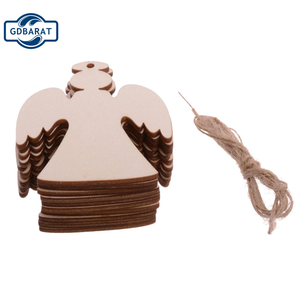 Phụ kiện treo trang trí cây thông Noel bằng gỗ độc đáo DIY