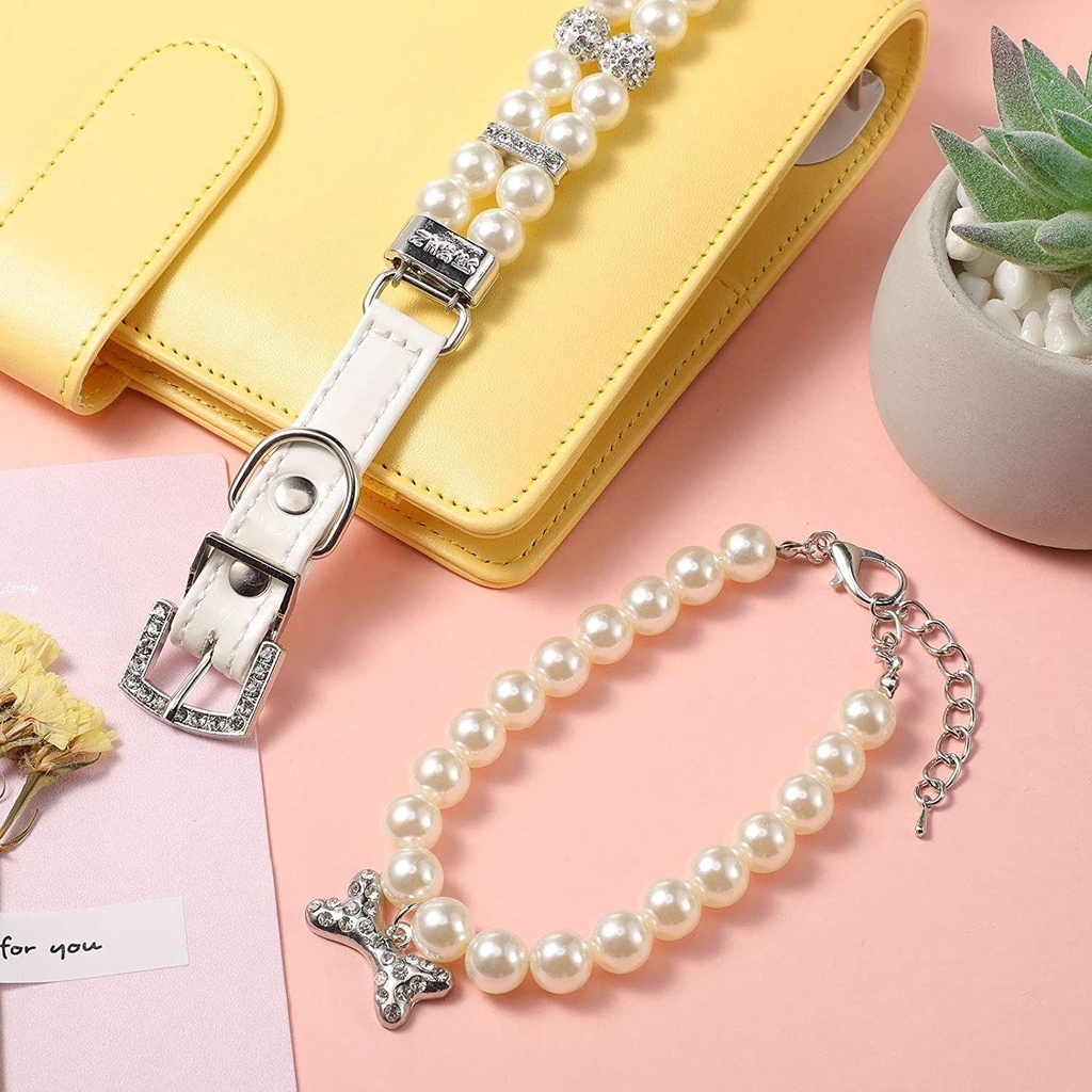 Vòng Cổ Chó DAPHS Da Mèo|Dây Đeo Cổ Hình Mèo Đáng Yêu