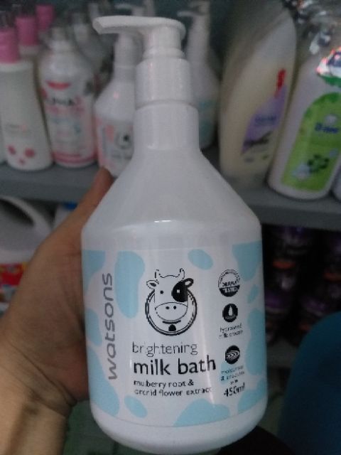 Sữa Tắm Con Bò Watsons Milk Bath Thái Lan 450ml