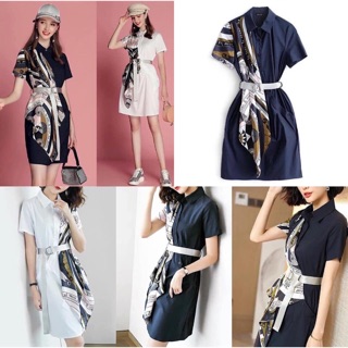 Váy sơ mi pha lụa