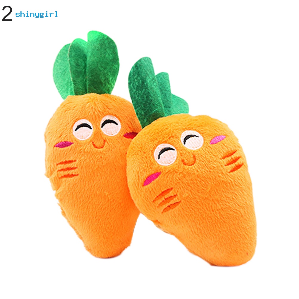 Đồ chơi nhồi bông hình trái cây dễ thương xinh xắn cho thú cưng