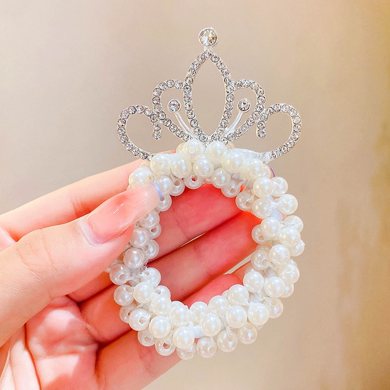 Dây Cột Tóc Hình Vương Miện Xinh Xắn Cho Bé Gái