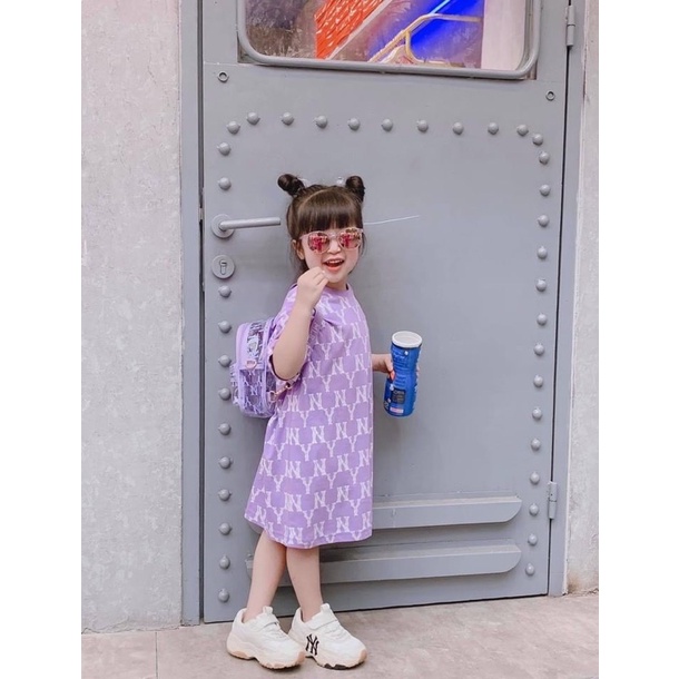 Váy xuông M.L.B tím bé gái