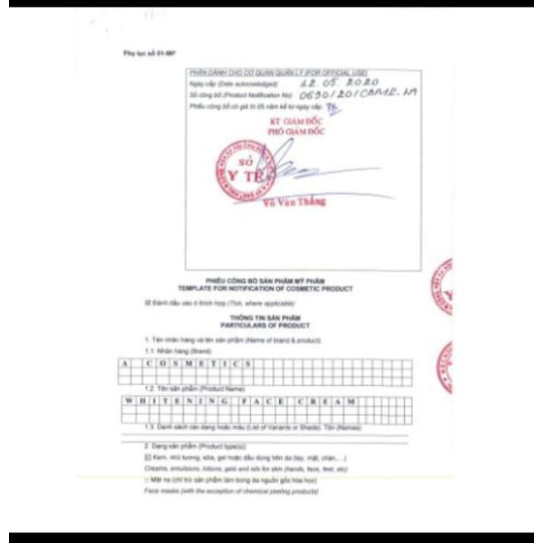 Kem face pháp A cosmetics date mới 2023