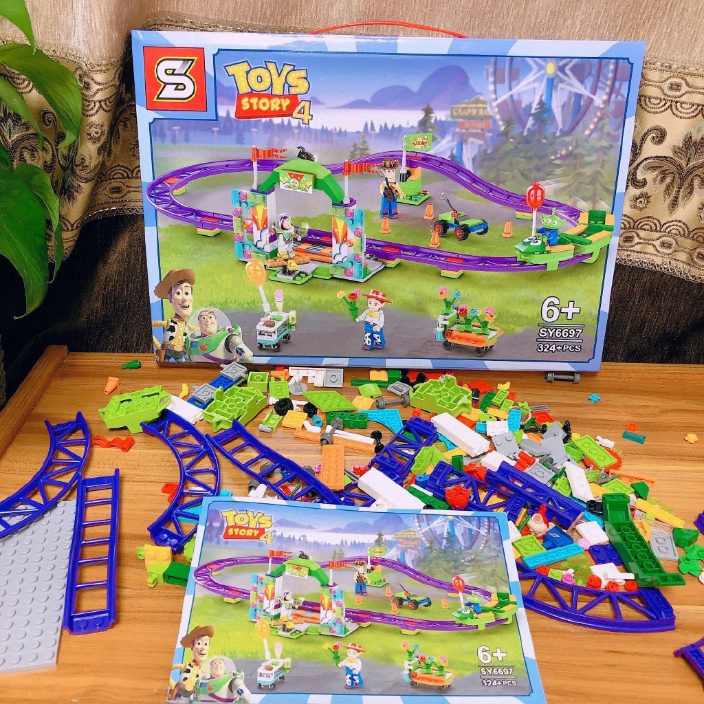 LEGO Bộ Đồ Chơi Lắp Ráp Đường Ray Xe Hơi Leo Núi Buzz Lightyear S6697