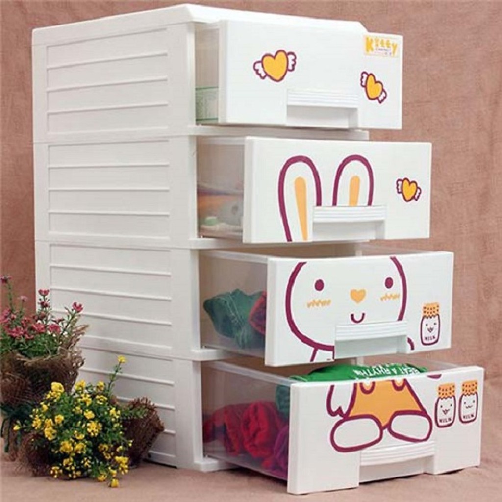 Tủ kitty 4 tầng - Màu ngẫu nhiên