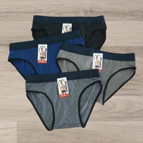Quần lót nam đùi co giãn 35 - 99kg, quần sịp nam chéo vải thun mềm mại nhiều màu giao ngẫu nhiên