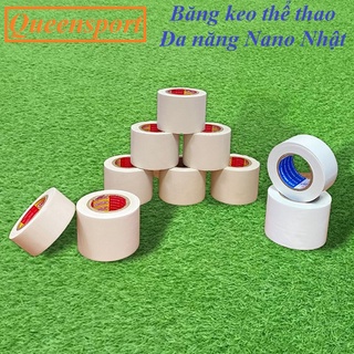 Băng keo thể thao đa năng Của Nhật, Băng dán cơ thể thao NANO quấn cổ tay cổ chân (Bản 3cm. và 5cm Cao Cấp)