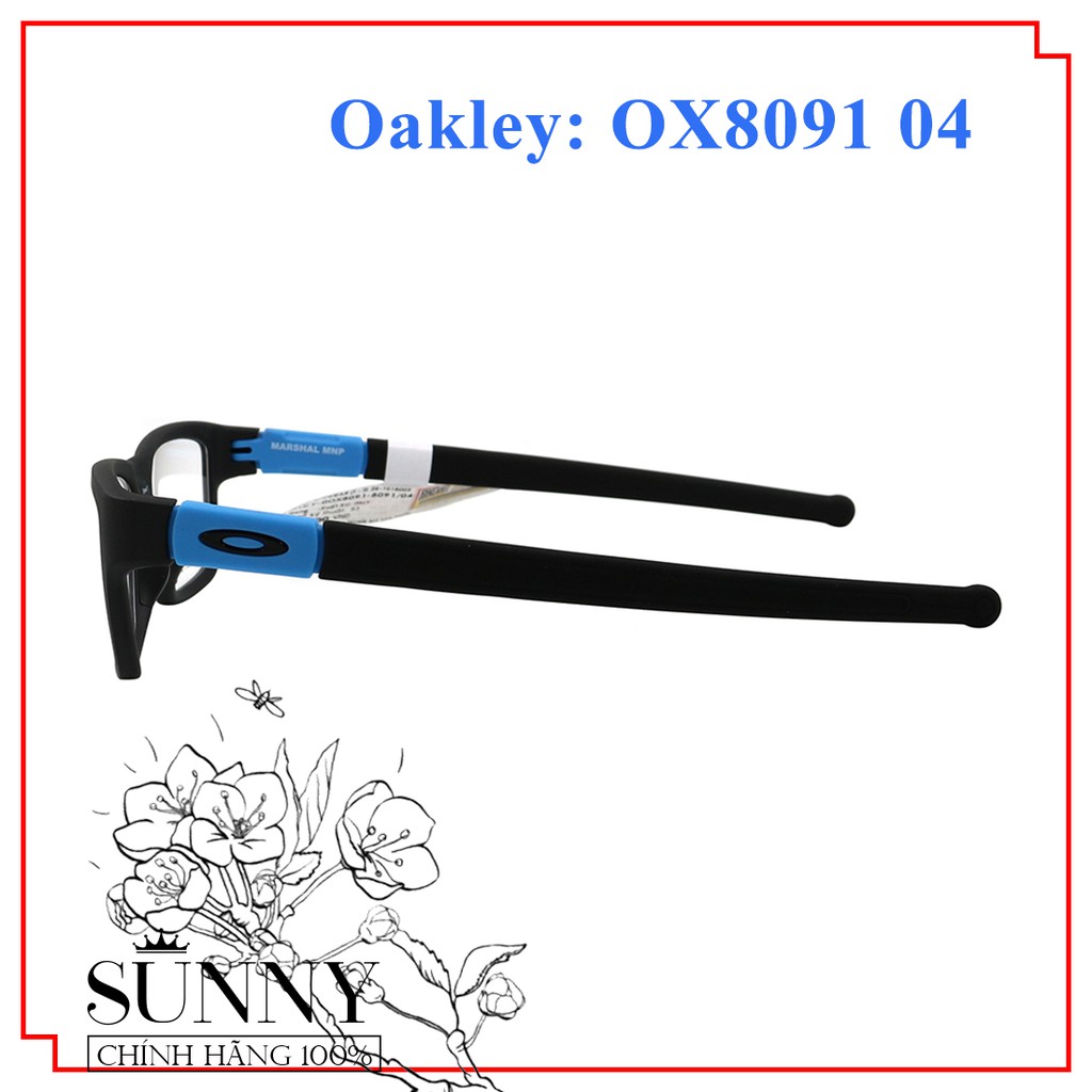 Gọng kính Oakley OX8091 04 chính hãng Italia, bảo hành toàn quốc