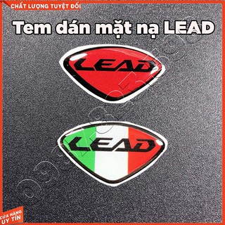 Tem nổi chữ lead dán mặt nạ xe lead, tem dẻo dán mặt nạ lead