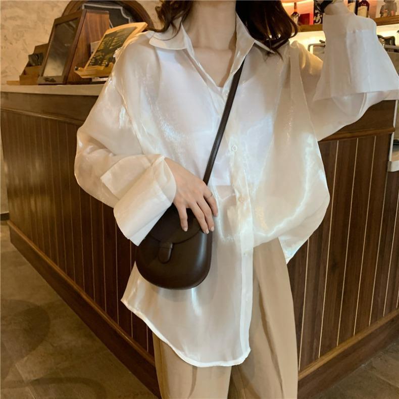 Áo Cardigan Chiffon Lụa Sáng Tay Dài Chống Nắng Tia Cực Tím Phong Cách Mới Mùa Hè Dễ Phối Đồ Thời Trang Cho Nữ 2022