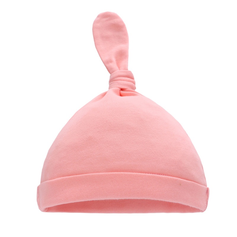 Bộ 3 Mũ Beanie Cotton In Họa Tiết Hoạt Hình Dễ Thương Cho Bé Sơ Sinh 0-6 Tháng Tuổi