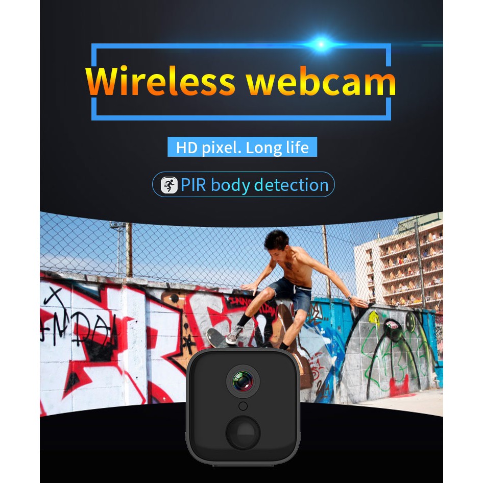 Camera ip mini Hukey Vision A21 siêu nét fullhd 1080P - Cảm biến nhiệt PIR - Cảm biến hồng ngoại ngày và đêm | BigBuy360 - bigbuy360.vn