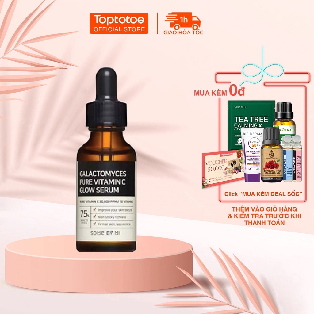 Tinh Chất Some By Mi Dưỡng Sáng Da, Ngừa Lão Hóa Galactomyces Pure Vitamin C Glow Serum 30ml