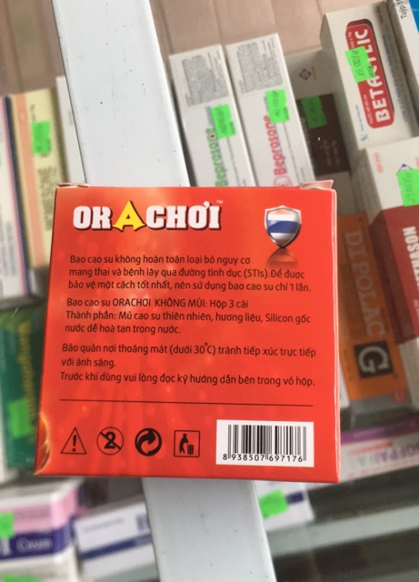 [Giảm Giá] - Bao cao su ok hộp 3 chiếc -[Chính Hãng]