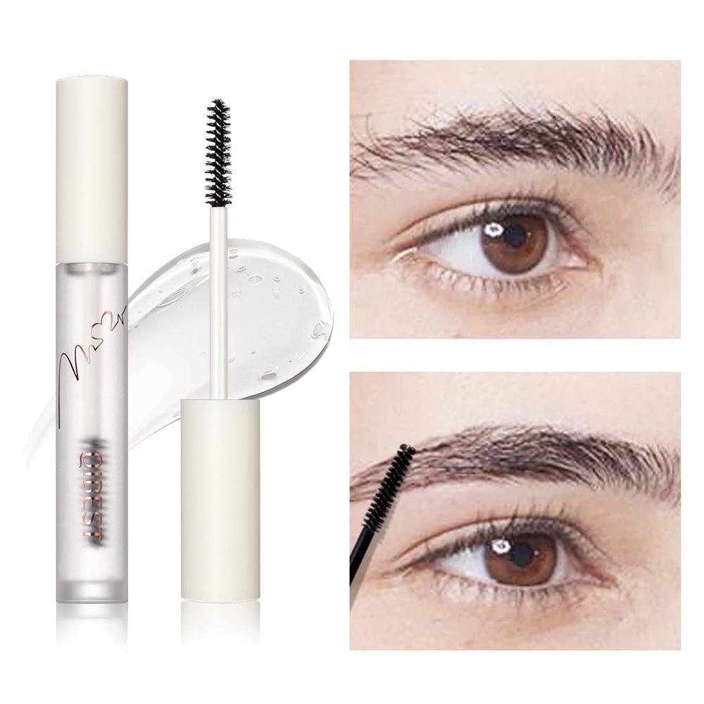 1 Gel Tạo Kiểu Lông Mày Qibest Chống Thấm Nước Kèm Cọ Lâu Trôi Tiện Dụng