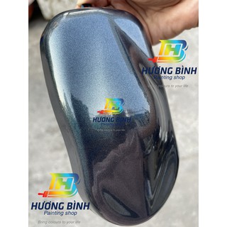 Sơn xịt Bosny màu Midnight Blue - 1182 (cần sơn trên nền màu Bạc để lên được màu như hình)