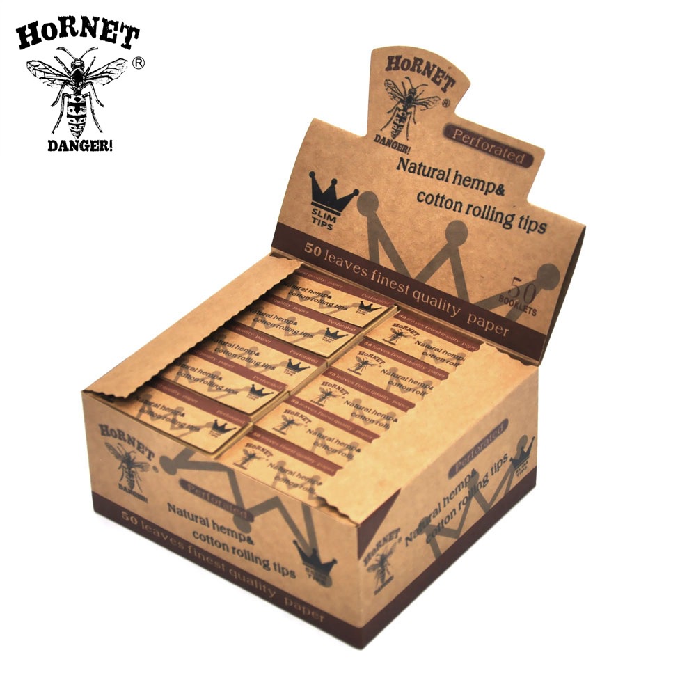 Giấy cuộn đầu lọc HORNET (đầυ ℓọ¢ тн.υố¢ ℓá ¢υốη) Hornet Tips Perforated thành phần tự nhiên