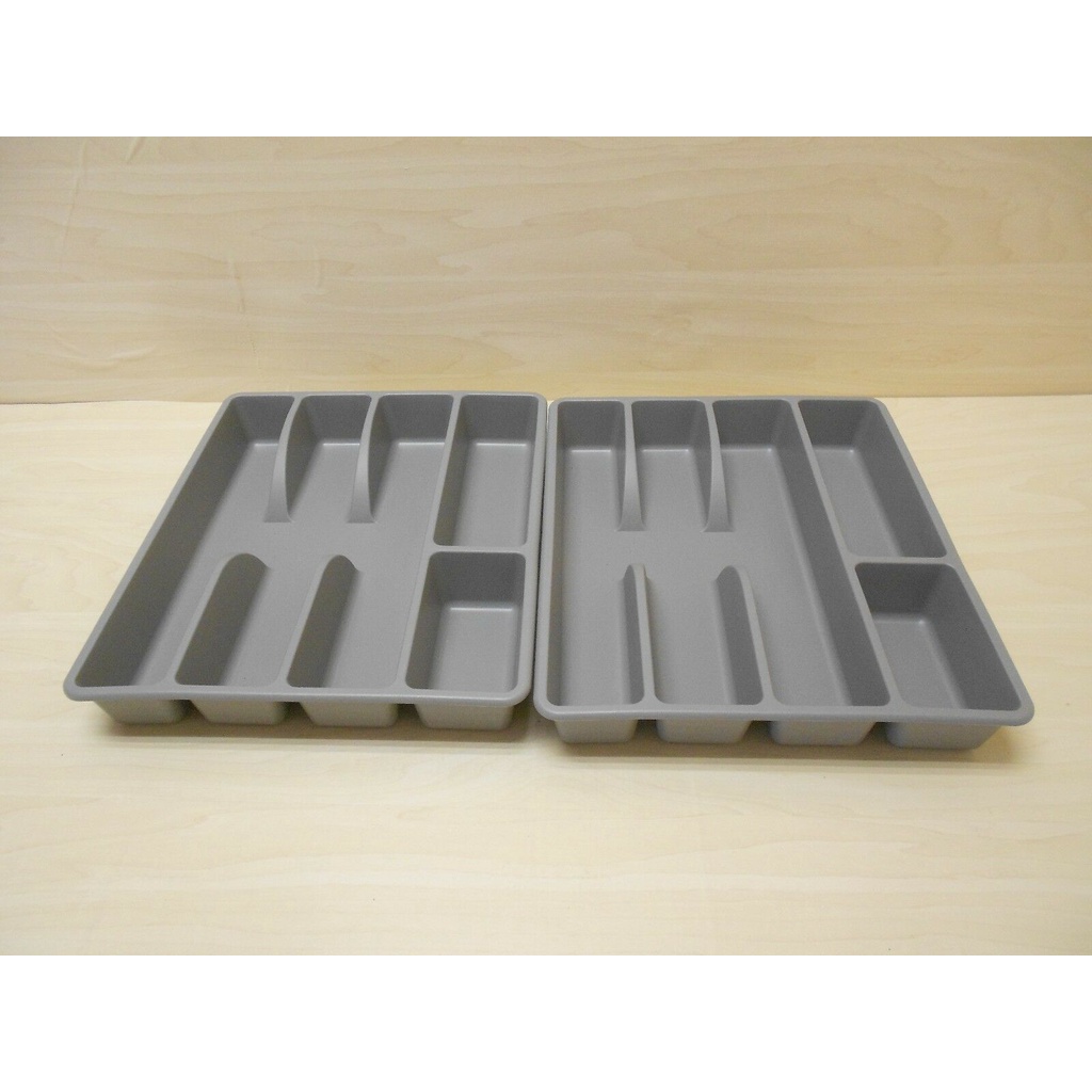 Khay chia thìa dĩa xám nhỏ IKEA SMACKER