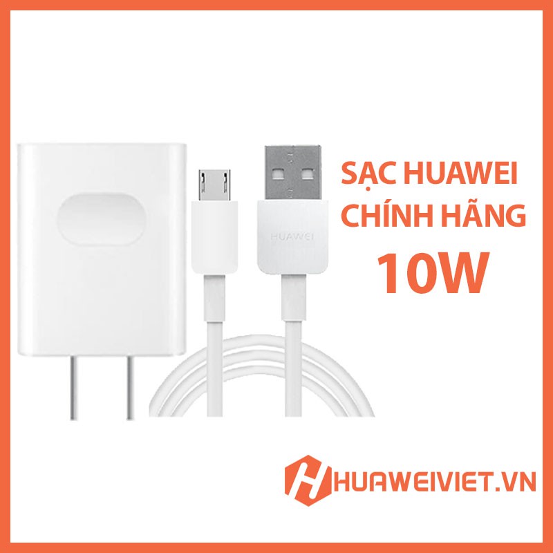 Bộ cáp sạc Huawei 10W chính hãng (Huawei Y9, Y7, Y6, Y3, Nova 3i, Nova 2i,...)