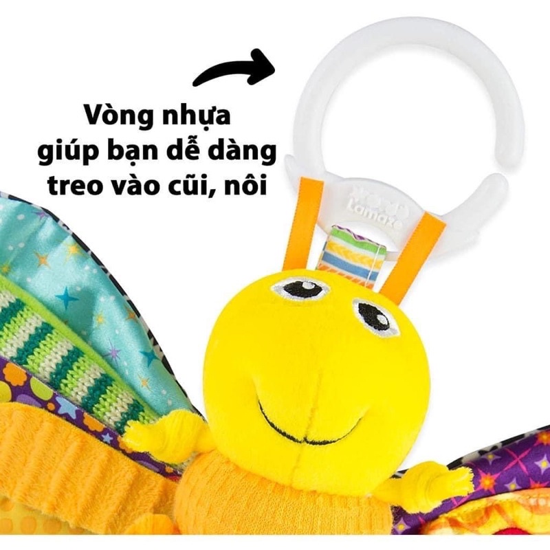 Đom Đóm Phát Triển Đa Giác Quan Lamaze Đồ Chơi Giáo Dục Sớm Cho Bé Treo Nôi Cũi Xe Đẩy
