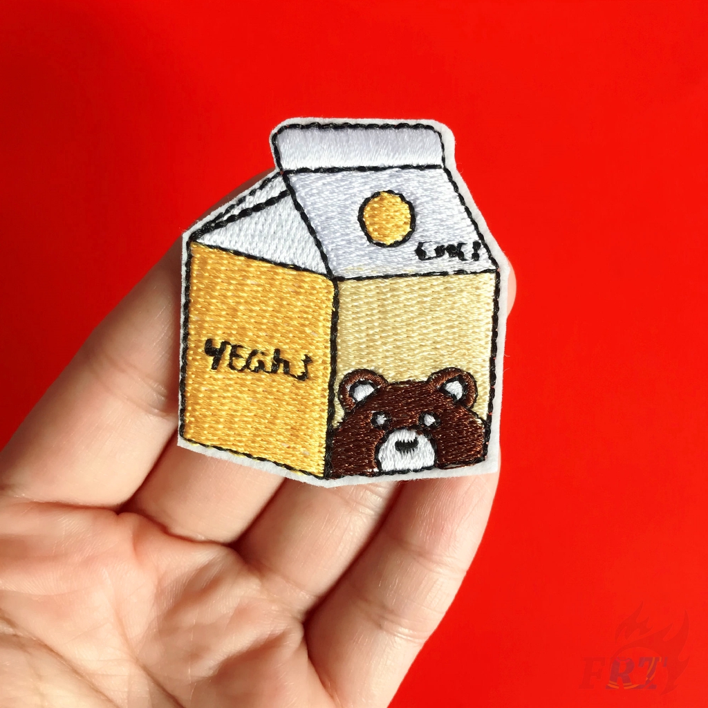 Miếng dán quần áo hình bình sữa hoạt hình